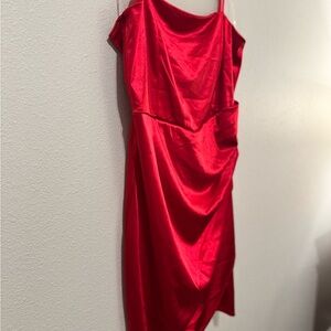 Emerald Sundae Vibrant Red Dress